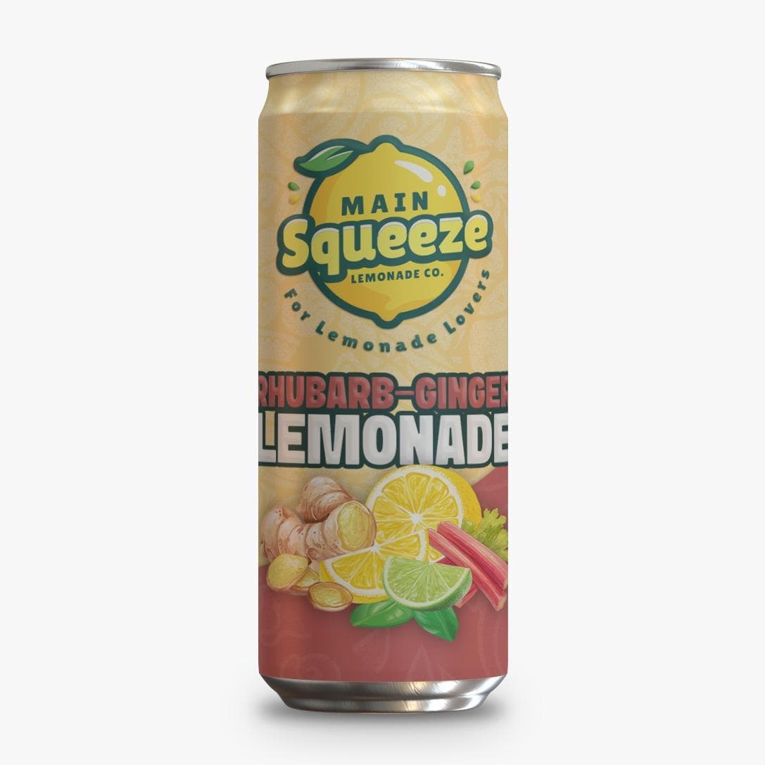 Rhubarb Ginger Lemonade